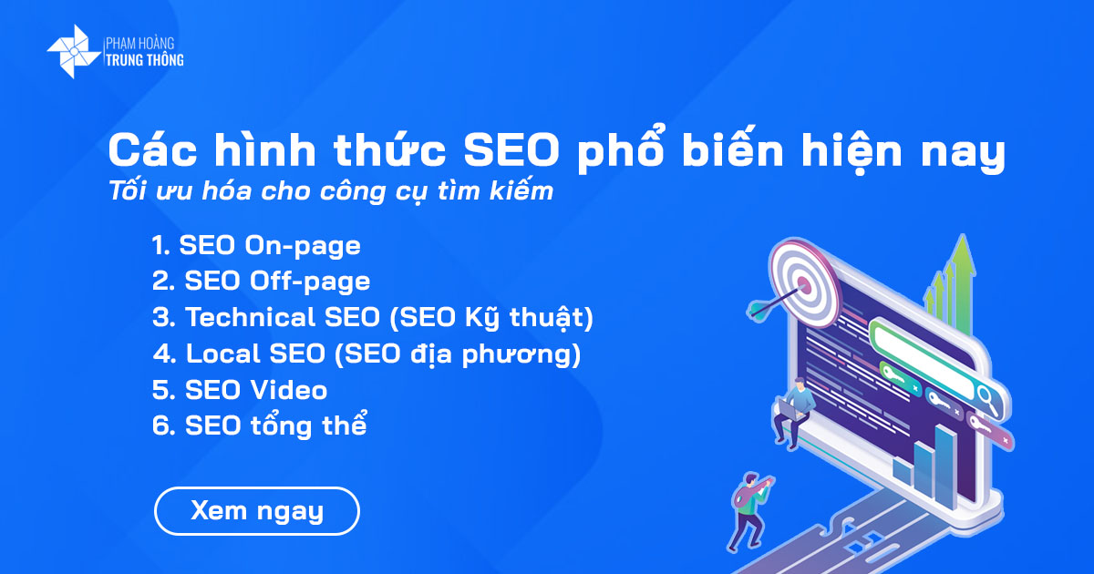 Các hình thức SEO phổ biến hiện nay