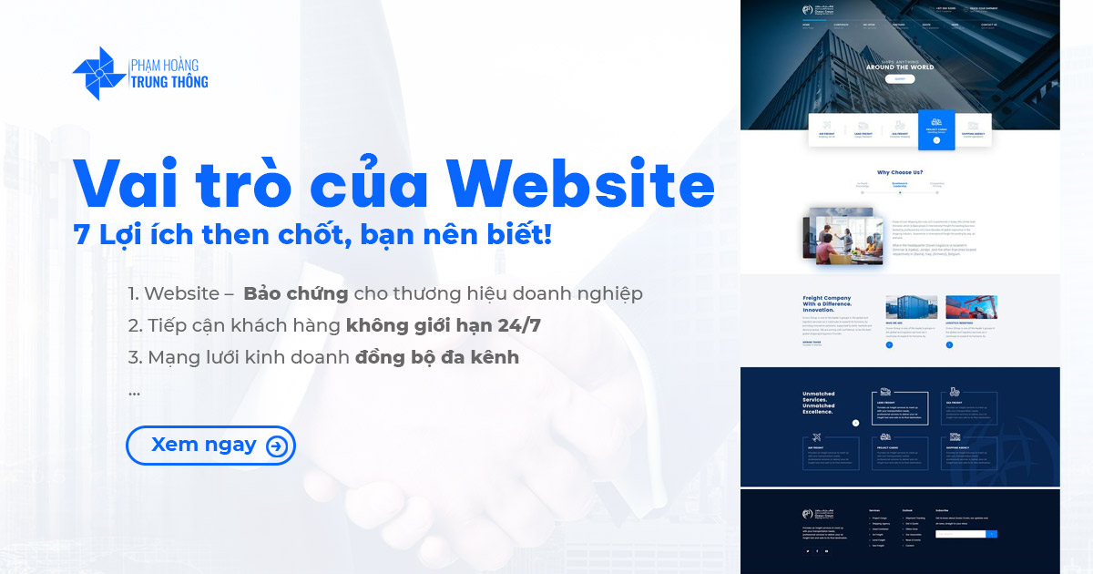 Vai trò của Website đối với Doanh nghiệp là gì trong thời đại số