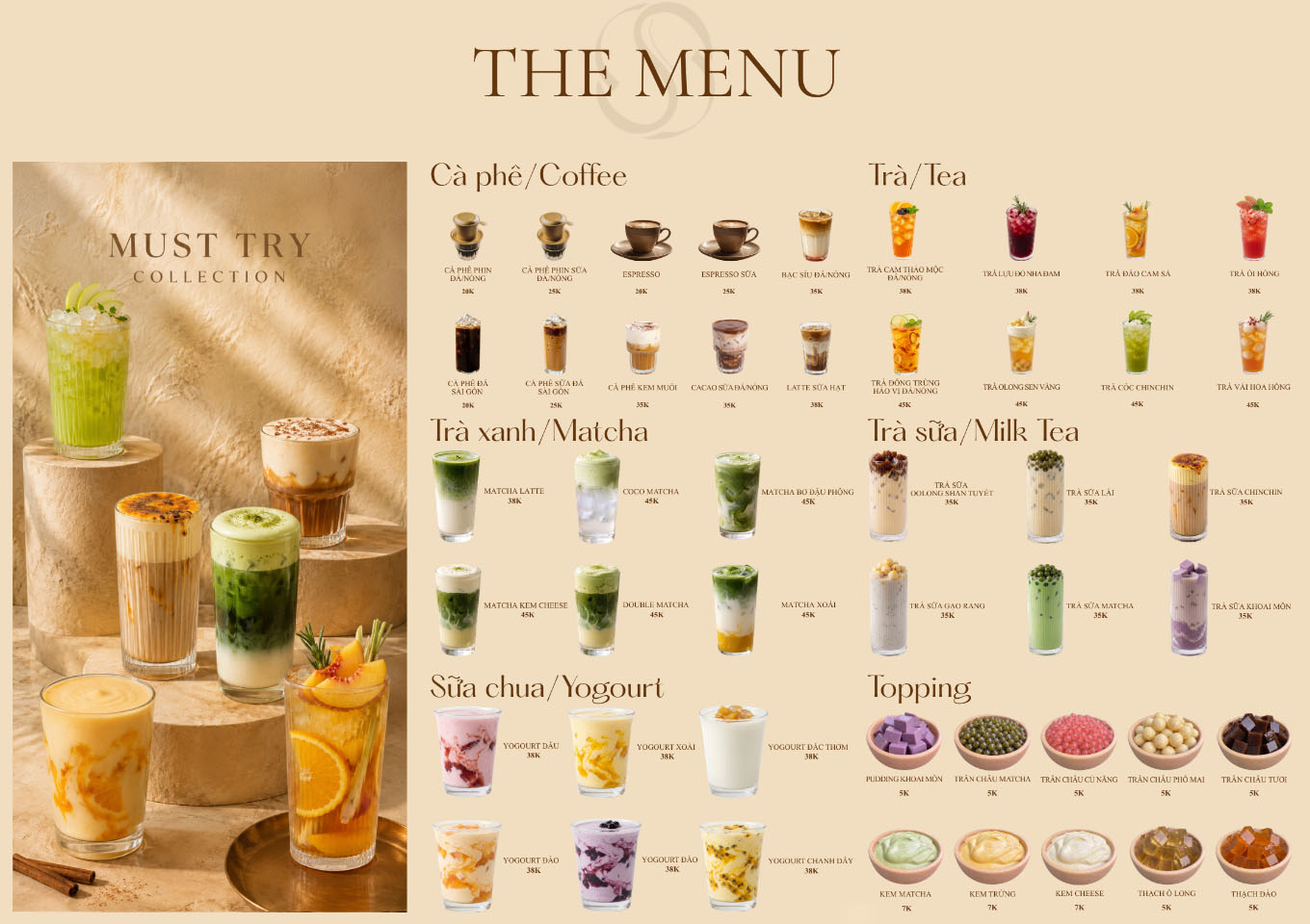 Menu ChinChin Coffee & Tea