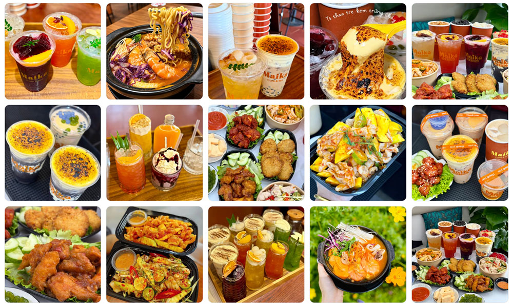 Menu Maika Café - Tea & Food